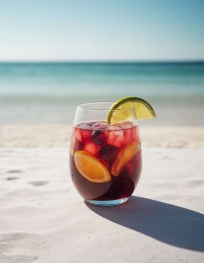 relax on the beaches of torrevieja with a sangria
